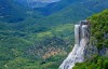Застывший водопад Йэрве эль Агуа (Hierve el Agua) в Мексике