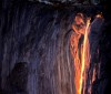 Firefall – «горящий» водопад в национальном парке Йосемити, США