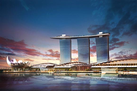 Отель "Небесный Парк" в Сингапуре Marina Bay Sands
