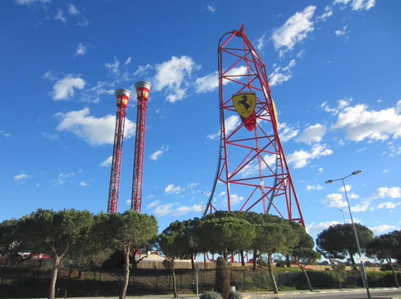 Ferrari Land - парк с самым высоким и быстрыми горками в Европе