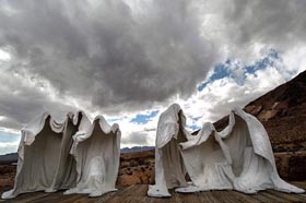 Город-призрак Риолит (Rhyolite) в штате Невада, США