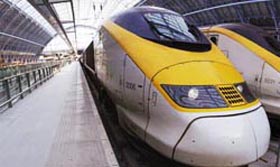 Высокоскоростной поезд Евростар, Великобритания - Франция (Eurostar)