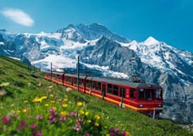 Горная железная дорога Юнгфрау, Швейцария (Jungfraubahn)